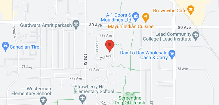 map of 12489 78A AVENUE